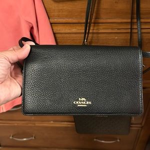 Coach crossbody black